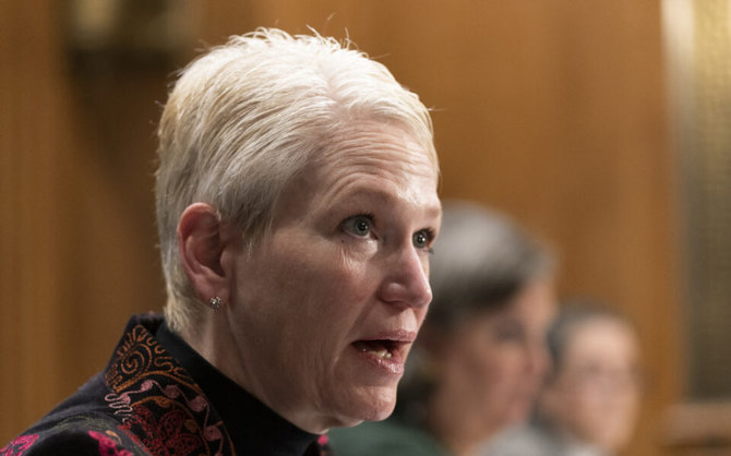 Celeste Wallander, the US assistant secretary of defense for international security affairs. (AP)