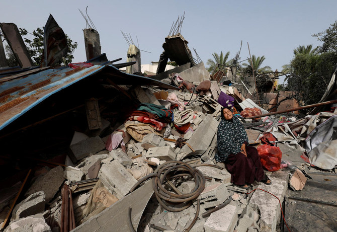 A view of the aftermath of deadly Israeli strikes, in the northern Gaza Strip (REUTERS)