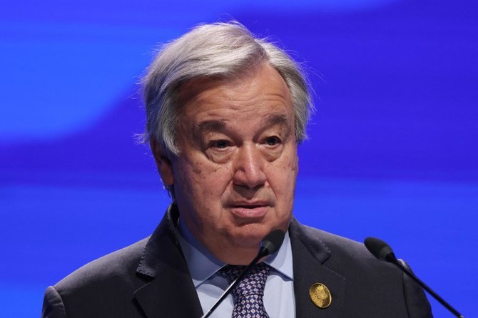 UN Secretary-General Antonio Guterres. (File/AFP)