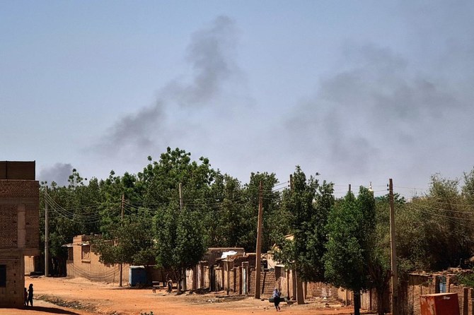 One month since Sudan’s conflict erupted, its capital Khartoum is a desolate war zone where terrorized families huddle in their homes as gunbattles rage in the dusty, deserted streets outside. (AFP)