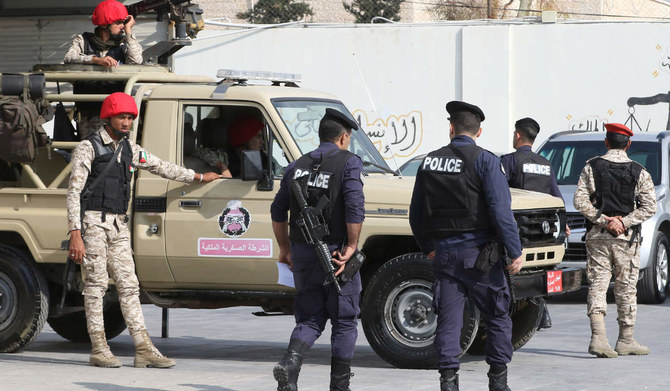 Jordanian security police stand guard in the Jordanian capital of Amman. (AFP file photo)