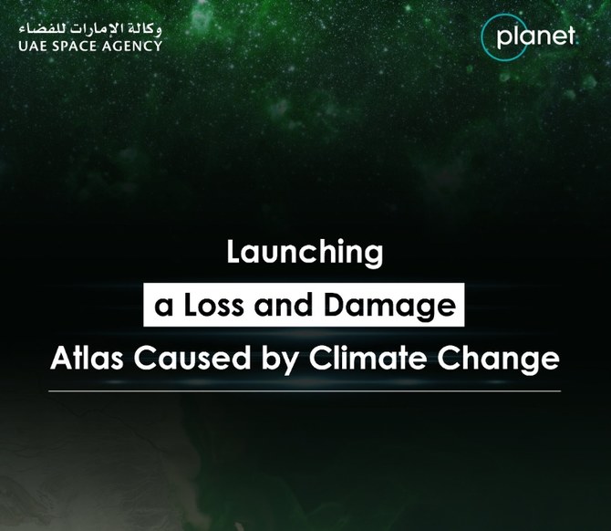 The UAE Space Agency has signed a partnership with Planet Labs, a pioneer in Earth data and insights, to build satellite data-driven Loss and Damage Atlas for global climate resilience. (Twitter/@uaespaceagency)