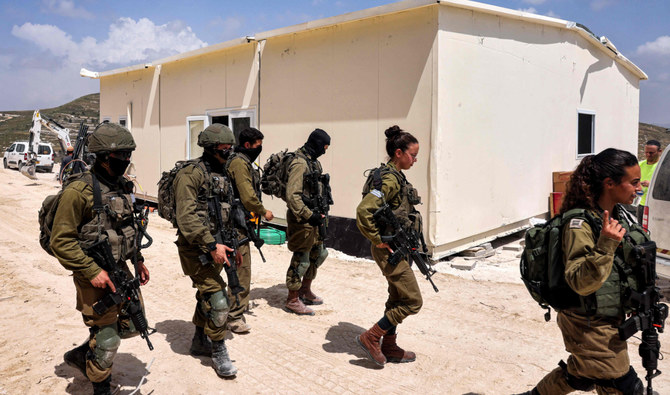The incident came a day after Jewish settlers erected a religious seminary in a nearby dismantled settlement outpost. (AFP/File)