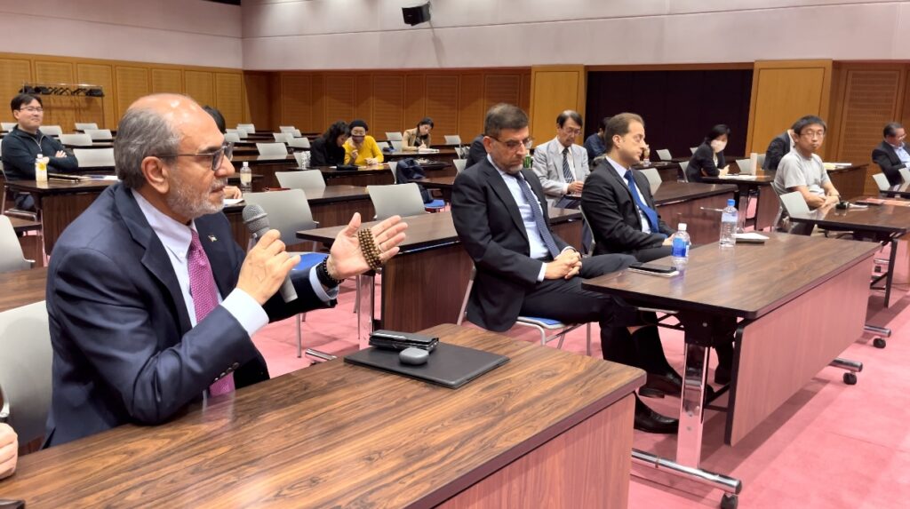 The Palestinian Mission to Tokyo hosted a lecture titled 