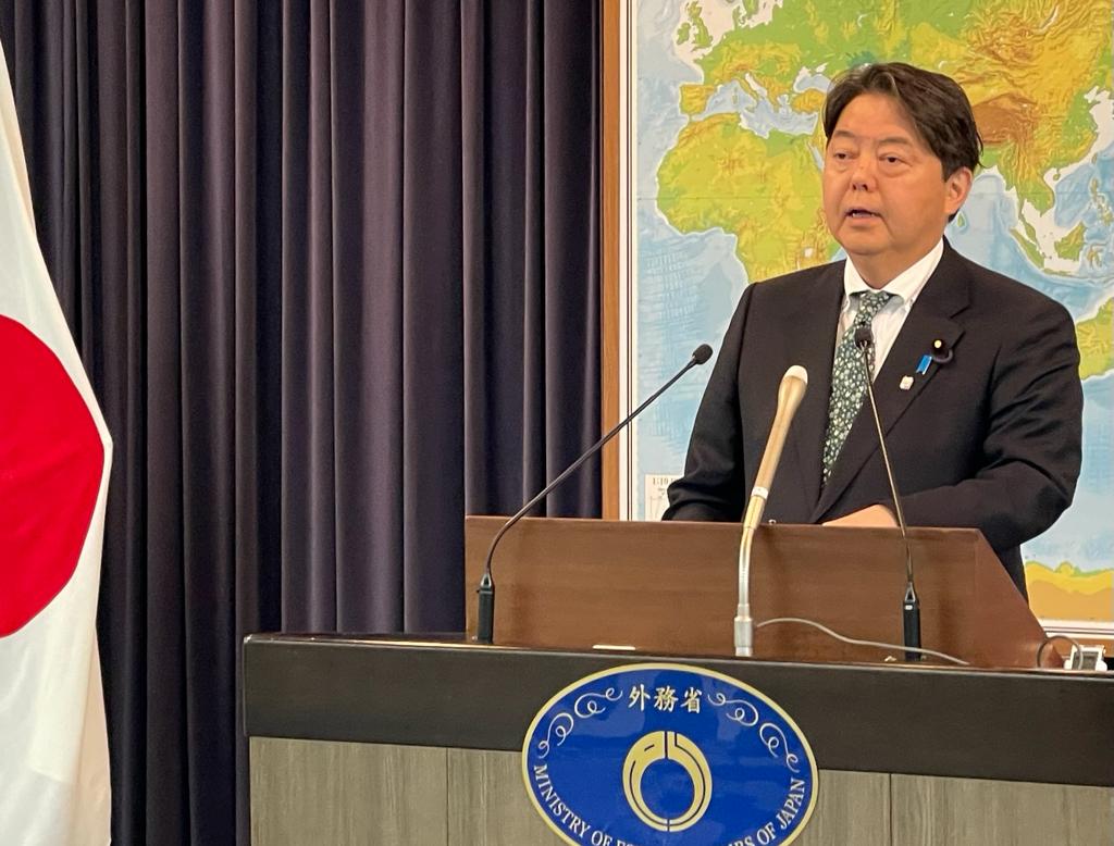 Hayashi also stated that Japan will also extend aid of 5.5 million USD to Sudan. (ANJ Photo)