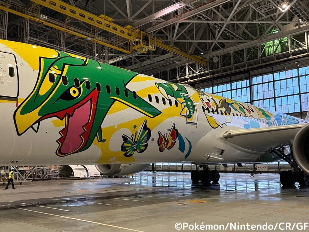 On June 4, the flight, known as NH 847, featured Pikachu in attendance during the boarding process of the first flight. (ANA)