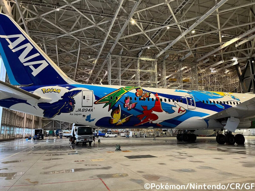 On June 4, the flight, known as NH 847, featured Pikachu in attendance during the boarding process of the first flight. (ANA)