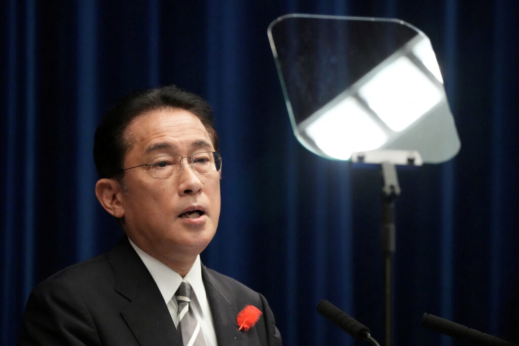 Japanese Prime Minister Fumio Kishida. (AFP)