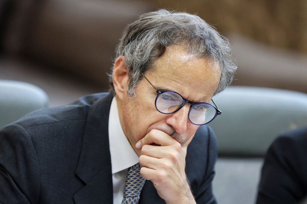 International Atomic Energy Agency Director-General Rafael Grossi will visit Japan for four days. (AFP)