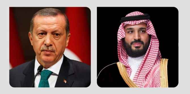 Prince Mohammed wished the president success and the Turkish people further progress and prosperity. (SPA)
