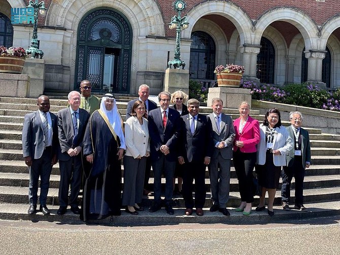 Saudi Arabia takes part in the 11th annual meeting of the Global Research Council in The Hague, The Netherlands. (SPA)