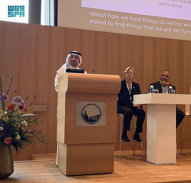 Saudi Arabia takes part in the 11th annual meeting of the Global Research Council in The Hague, The Netherlands. (SPA)