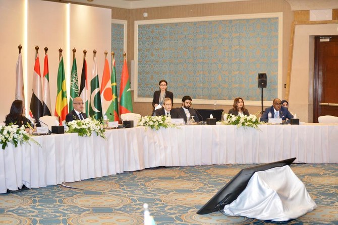 Delegates take part in the second regular session of the ministerial council of the Women Development Organization. (OIC)