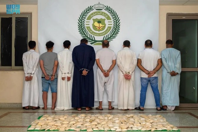 Officials seized the pills during a security follow-up operation on drug smuggling and distribution networks targeting the Kingdom. (Twitter/@SPAregions)