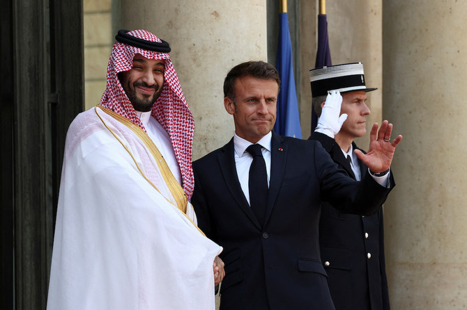 Saudi crown prince’s visit is expected to be longer and the talks more multifaceted than his previous trip to Paris in July last year. (Reuters)