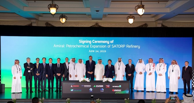 Signing ceremony took place in Dhahran attended by Amin H. Nasser, Aramco president and CEO, and Patrick Pouyanne, TotalEnergies chairman and CEO. (Supplied)
