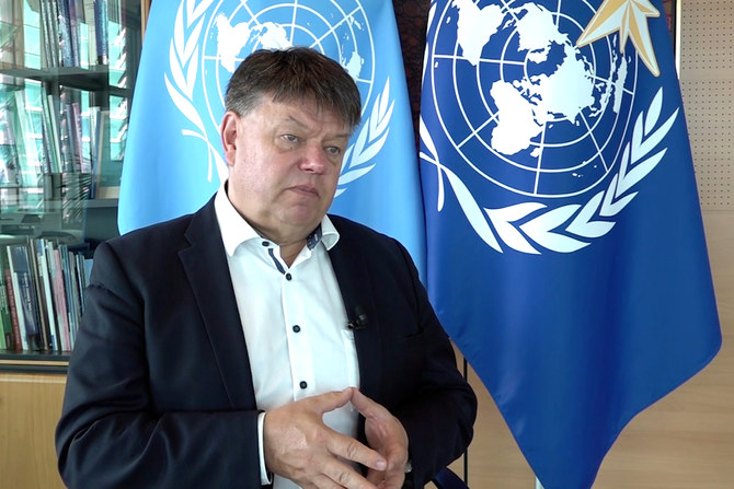 Jukka Petteri Taalas, secretary-general of the World Meteorological Organization, talks to Emirates News Agency. (WAM)