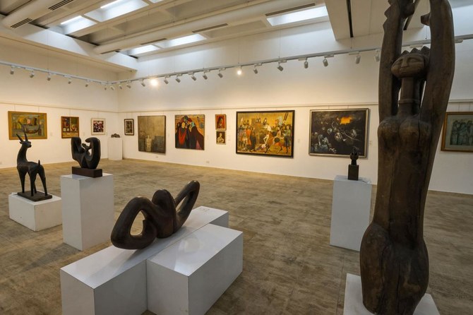 Paintings and sculptures at the Museum of Modern Art in Baghdad. Many masterpieces of Iraqi painting were looted or destroyed during the years of war, but now the country's artistic heritage faces another threat: rampant counterfeiting and illicit trafficking. (AFP)