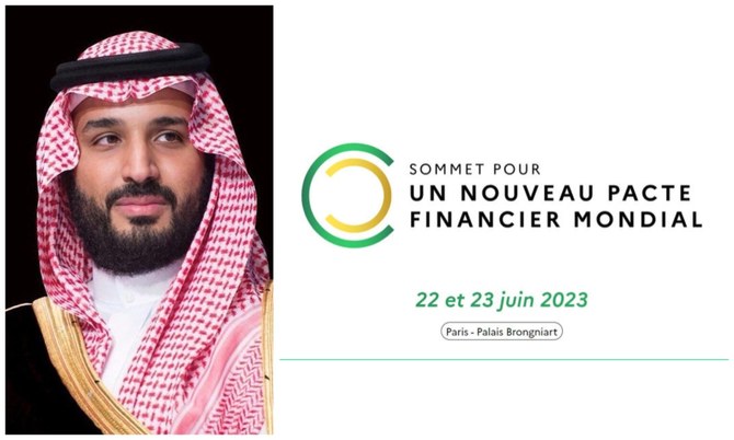 Saudi Crown Prince Mohammed bin Salman will lead the Kingdom’s delegation at this week’s Summit for a New Global Financial Pact in Paris. (SPA/Supplied)