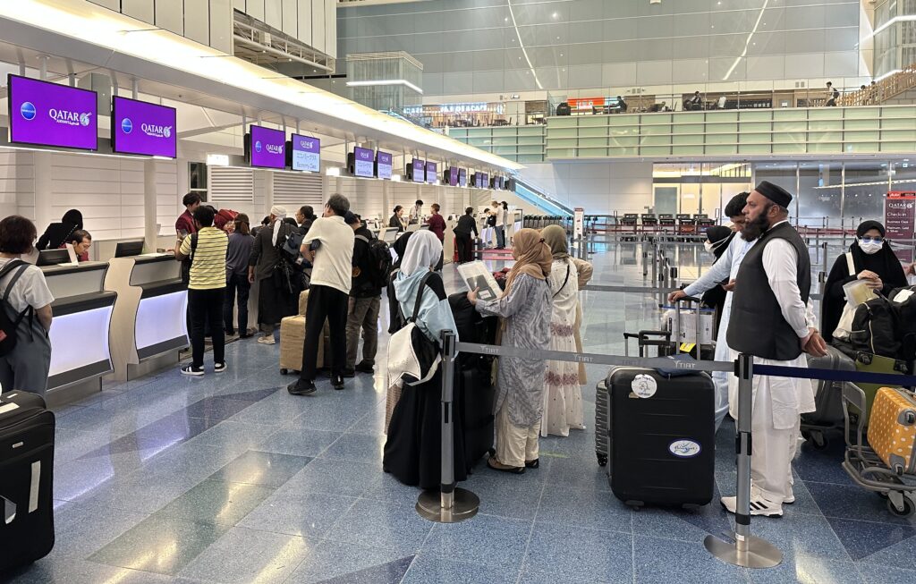 Most of the pilgrims are residents of Japan who come from Indonesia. (ANJ)