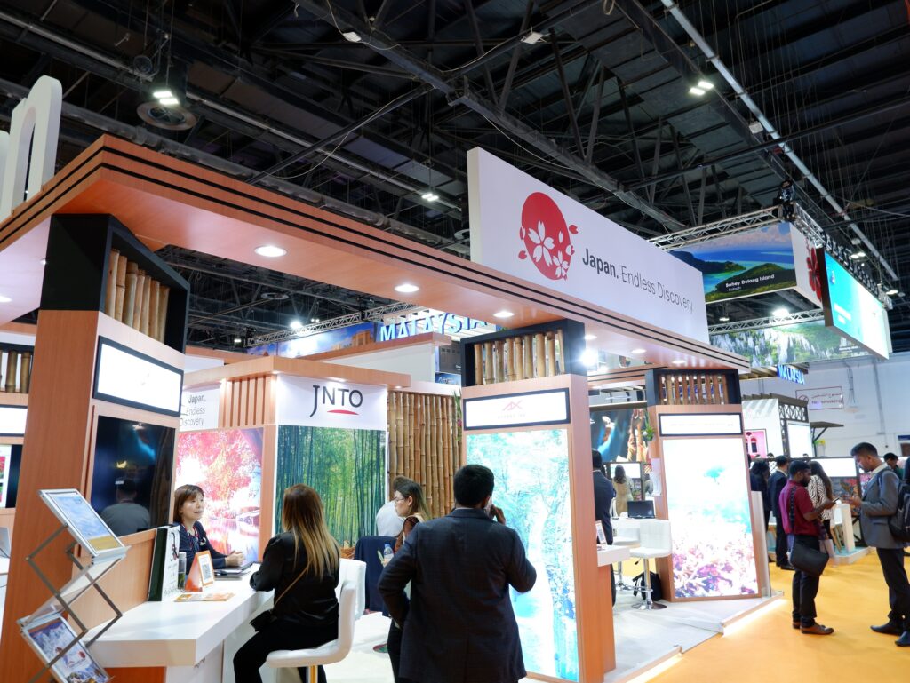 The 30th edition of Arabian Travel Market set a new show record, as organizers welcomed more than 40,000 attendees and more than 2,100 exhibitors and representatives from over 150 countries took part in the landmark edition of the event at DWTC, and Japan National Tourism Organization (JNTO) was one of the main exhibitors.