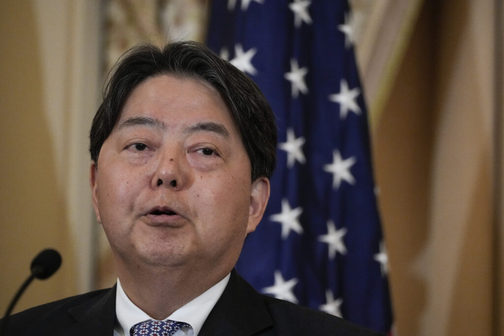 Japan’s Foreign Minister HAYASHI Yoshimasa held telephone talks with Audrey Azoulay expressing his pleasure that the United States will return to UNESCO. (AFP)