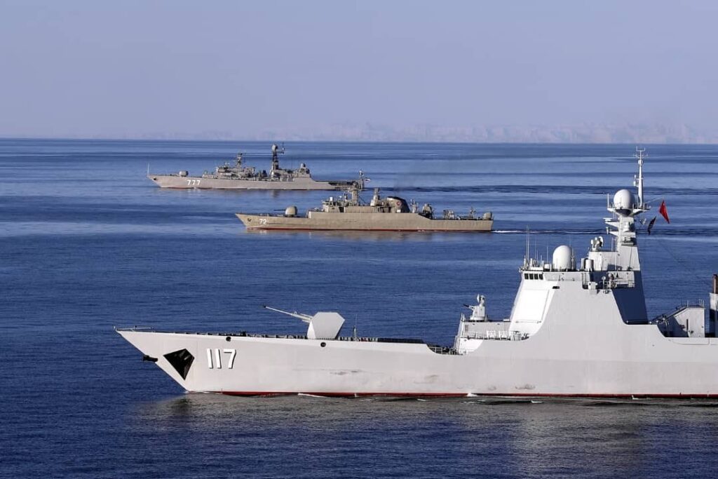 The ships sailed east through the Soya Strait from Friday night to Saturday morning and entered the Sea of Okhotsk (AFP).