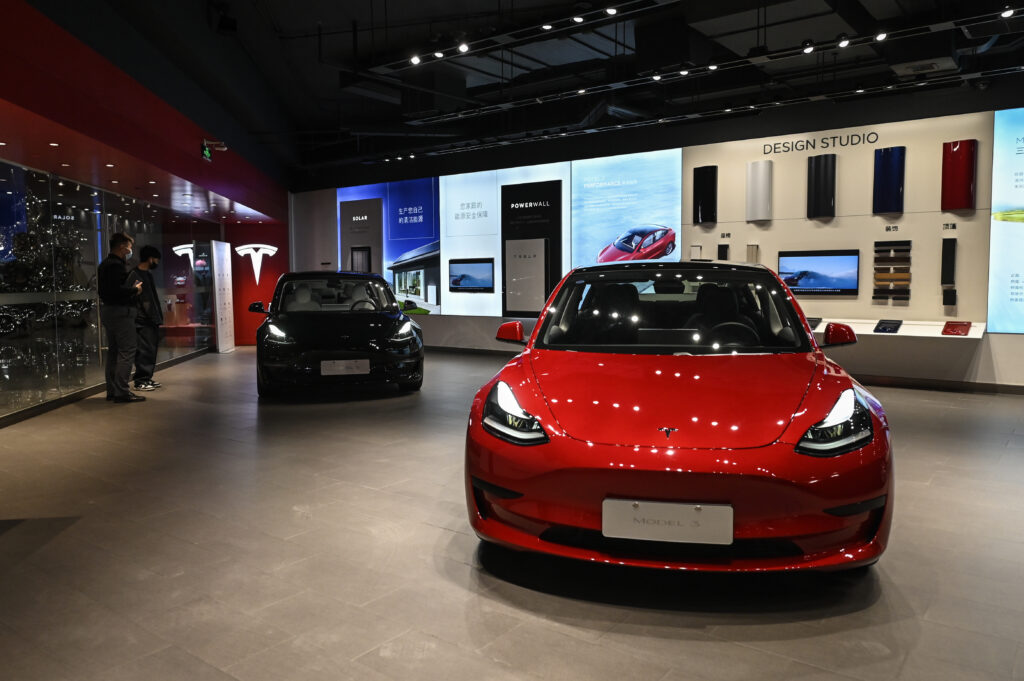 The price reductions come about two months after the company last put a higher price tag on the Model 3 and Y in Japan. (AFP)