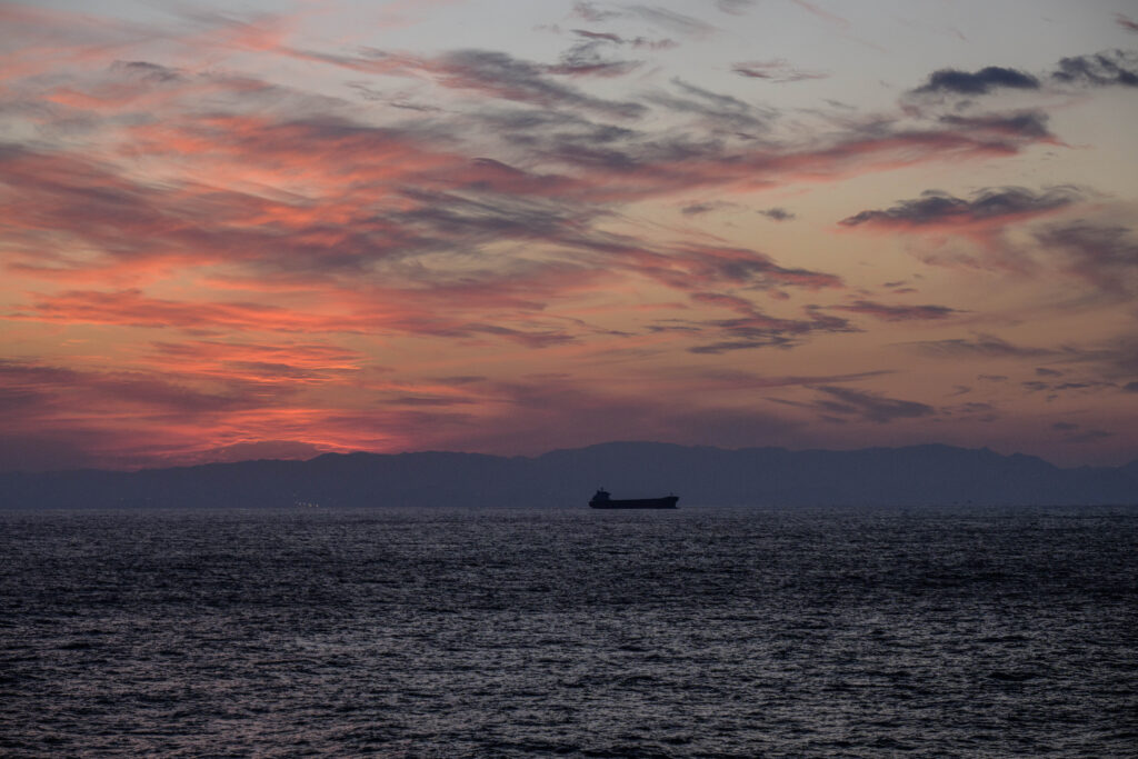 China and Russia conducted joint maritime exercises in the past with almost the same number of vessels. (AFP)