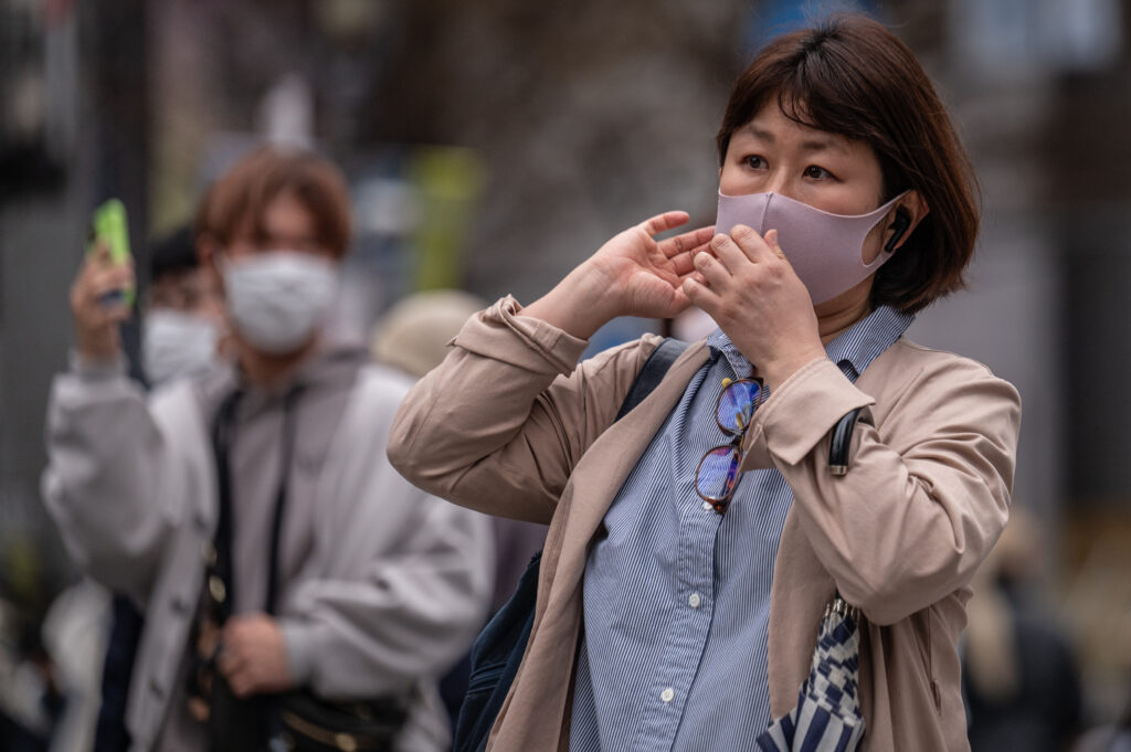 The per-institution number of flu patients was highest in Kagoshima at 27.31 (AFP).