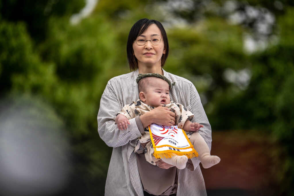  The campaign is aimed at raising social awareness about creating an environment that is conducive to raising children (AFP). 