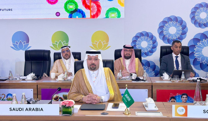 Munir bin Mahmoud El-Desouki attends G20 Research and Innovation Initiative Gathering Summit in India. (Supplied)