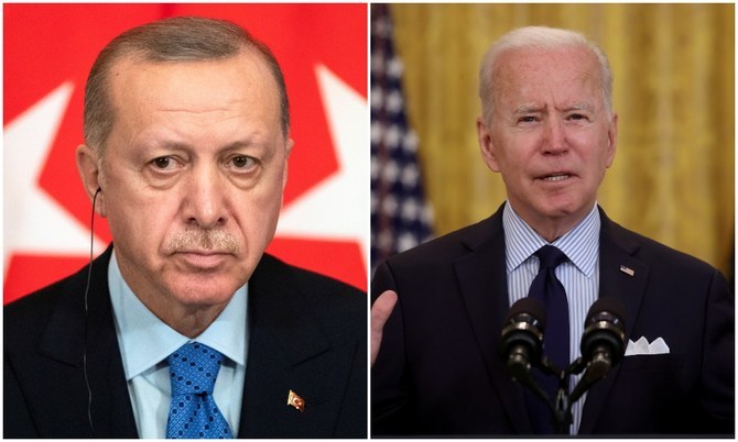 Turkish President Recep Tayyip Erdogan will meet US counterpart Joe Biden on the sidelines of the upcoming NATO summit in Lithuania. (Reuters/File Photos)
