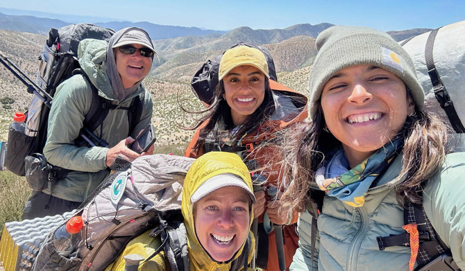 They are aiming to finish the PCT by the end of September or in the beginning of October by averaging 32 km per day. (Supplied)