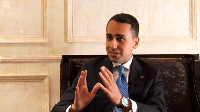 The first EU special representative for the Gulf region, Luigi Di Maio, speaks to Arab News. (Supplied)