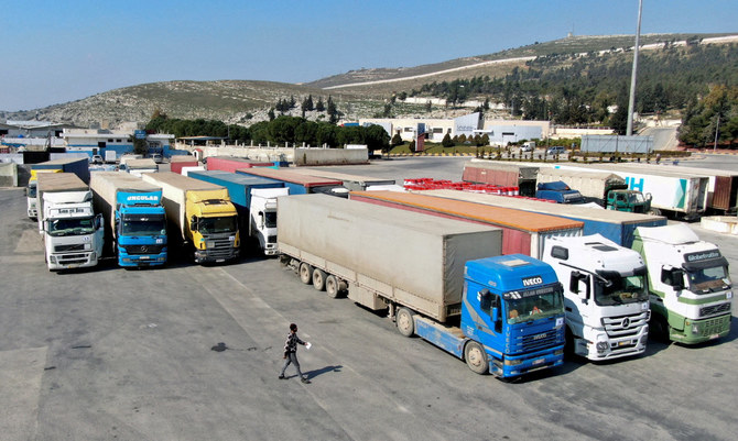 More than four million people in rebel-held northwest Syria will starve unless the Assad regime allows aid to flow through its Bab Al-Hawa crossing. (REUTERS/File Photo)