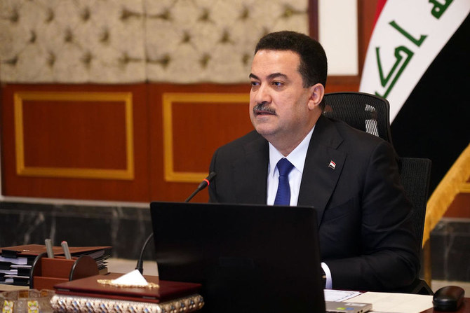 Iraqi Prime Minister Mohammed Shia Al-Sudani. (File/AFP)