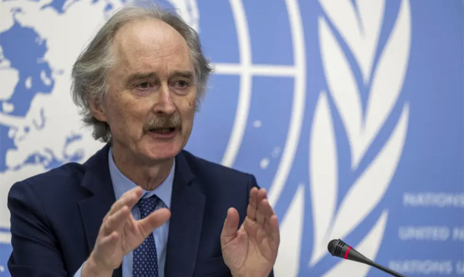 Geir Pedersen, the UN’s Special Envoy for Syria, highlighted the potential for a renewed diplomatic process to act as a “circuit breaker,” provided there is substantial engagement. (AP)