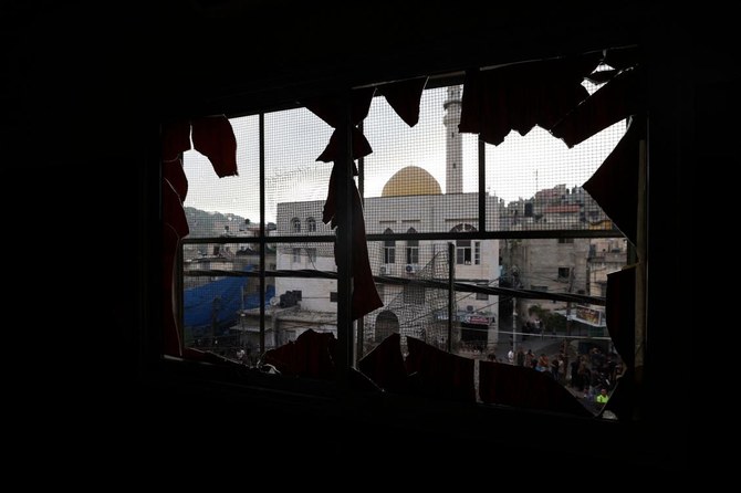 Palestine TV showed footage of a military vehicle blocking access to the area of the incident, including to an ambulance, as soldiers appeared to carry out an inspection. (AFP)