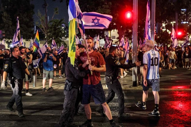 Israeli lawmakers on July 24 approved a key clause of a controversial judicial reform plan that aims to curb the powers of the Supreme Court in striking down government decisions. (File/AFP)
