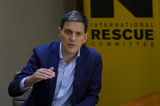Miliband says “people of northwest Syria can ill afford a new wave of suffering.” (AP)
