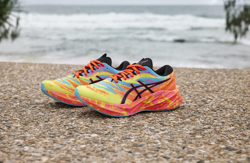 The new colorful ASICS NOOSA TRI™ 15 is designed to save energy while running (Supplied). 