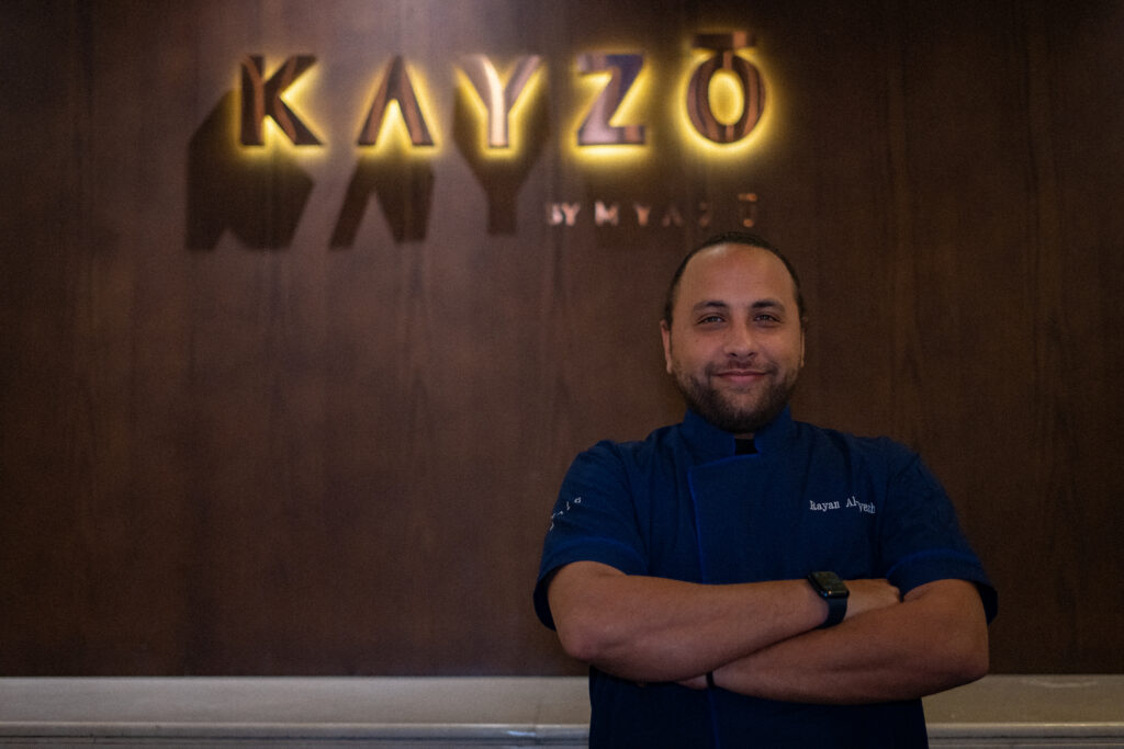 Kayzo by Myazu's chef Rayan AlAyesh.  (AN Photo : Huda Bashatah)
