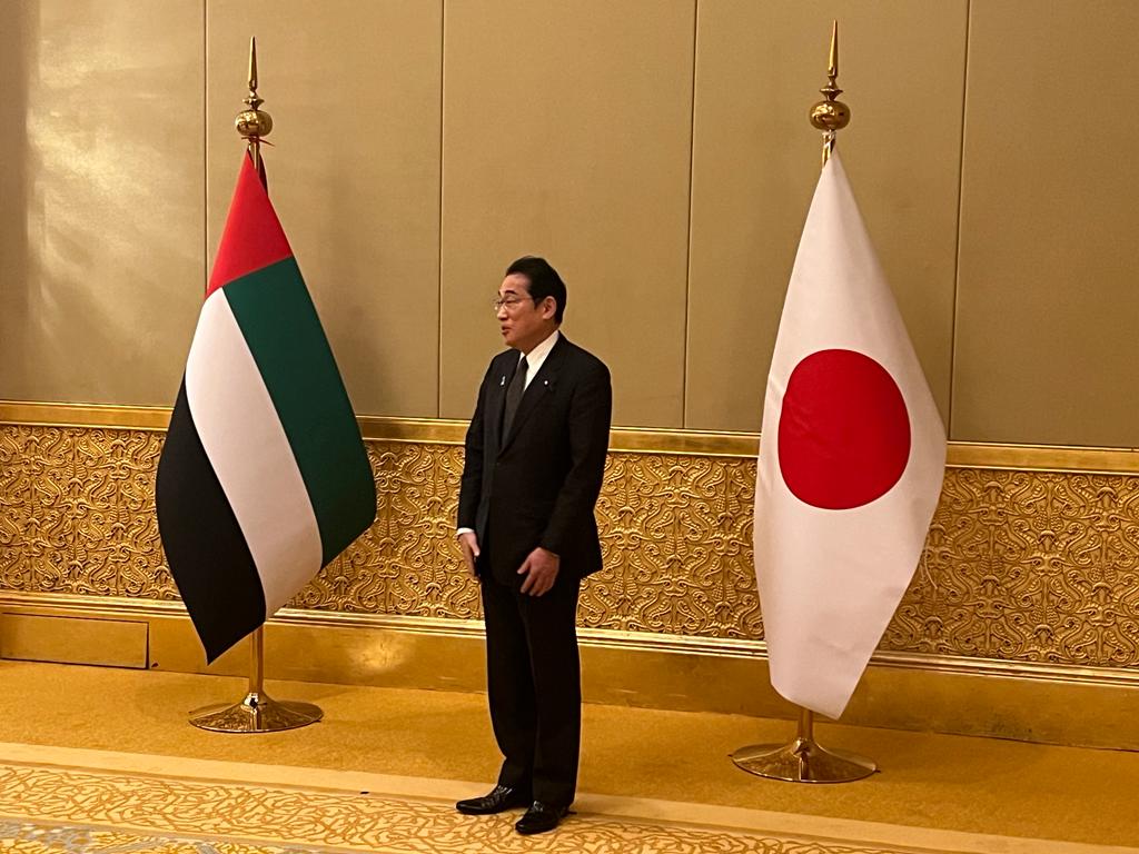 Japanese Prime Minister KISHIDA Fumio arrived in Abu Dhabi on July 17. (ANJ)