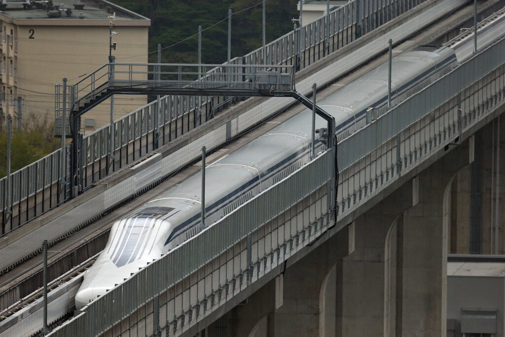 Around 250 people claimed that the approval to build a Chuo Shinkansen magnetic levitation line is illegal (AFP).