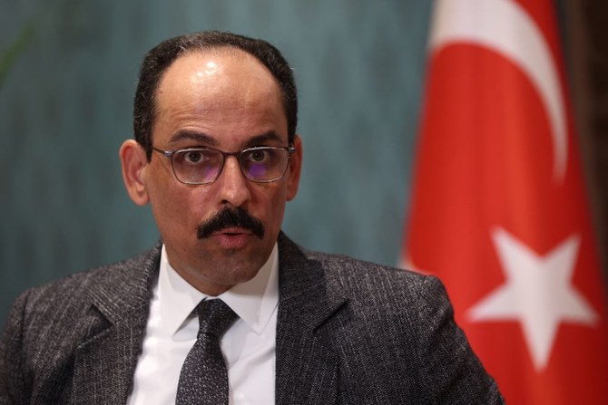 Director of the National Intelligence Organization (MIT) Ibrahim Kalin, Istanbul, Turkey, May 14, 2022. (Reuters)