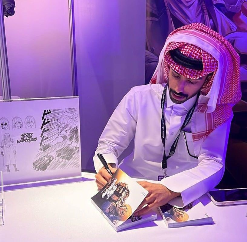 Al-Mohannadi’s manga story was inspired by George Miller's Mad Max universe & Fist of the North Star Japanese manga series written by Buronson and illustrated by Tetsuo Hara. (ANJP)
