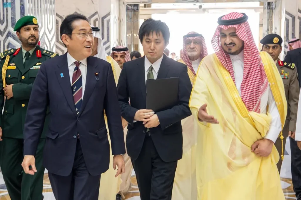 Kishida will take part of the Japan-Saudi Arabia Summit meeting. (SPA)