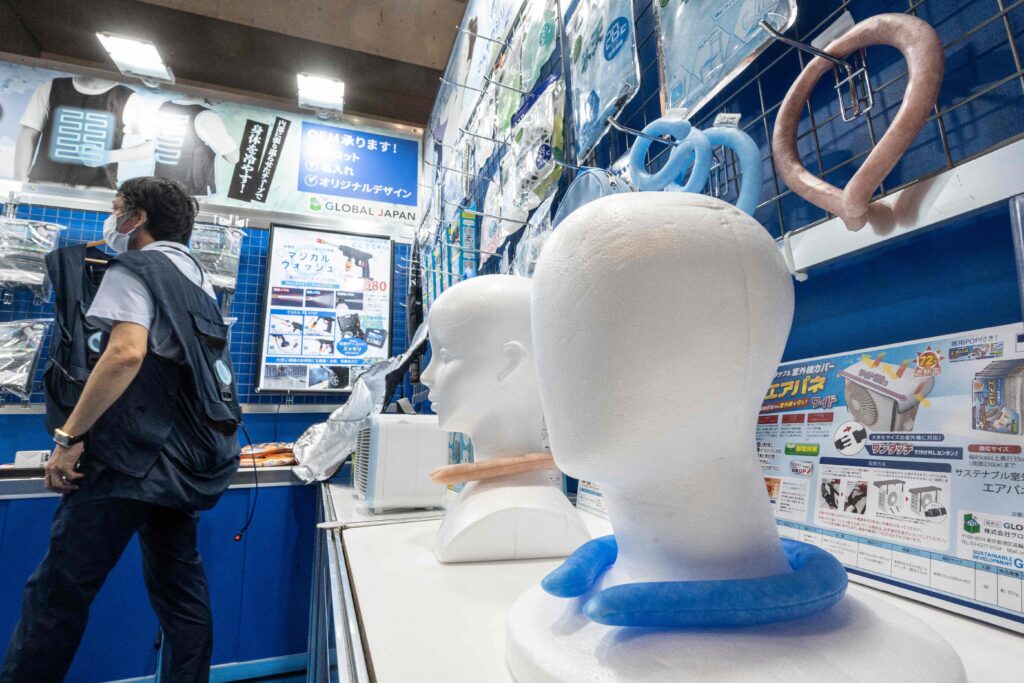 Heatstroke is particularly deadly in Japan, which has the second-oldest population in the world after Monaco. (AFP)