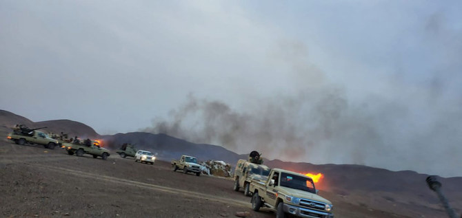 Authorities in Lahij province on Saturday launched a coordinated security campaign with Giants Brigades forces targeting human, drug, and other illegal types of trafficking in the Red Sea coastal area of Ras Al-Arah. (Supplied)